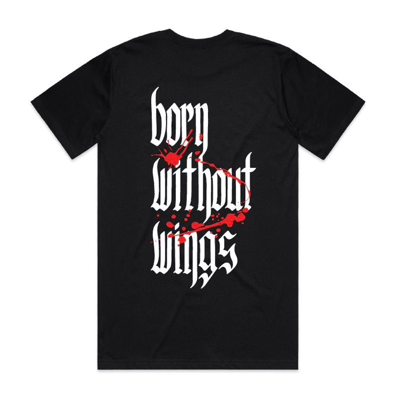 Born Without Wings Tee - Black