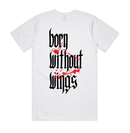 Born Without Wings Tee - White